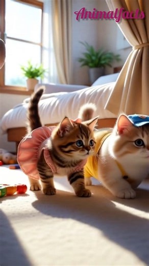 A heart-touching viral cat story of Coco, a golden kitten in a pink frock, who loses her toy — but her best friend Milo, a white cat in blue and yellow dress, helps her find it. A perfect mix of emotion, cuteness, and friendship for viral AI videos. 🔖 Tags: #ViralCatStory #CuteCats #CatFriendship #EmotionalStory #3DCats #CatVideo #CocoAndMilo #HeartTouchingCats #AIVideo | ytkids