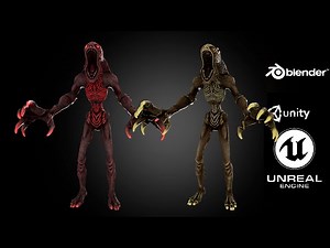 Swamp Horror Creature - Character Preview