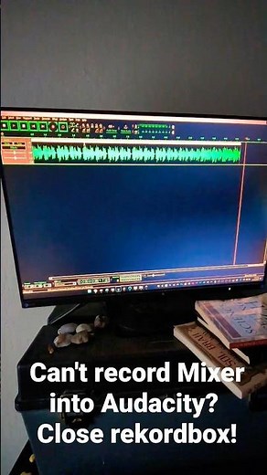 Can't Record DJ Mixer into Audacity?