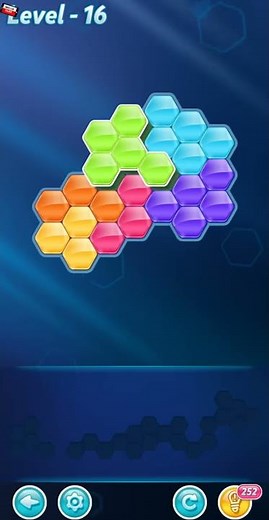 BLOCK! Hexa Puzzle! Semi-pro Level 16 (Rotate) - Lösung Solution Walkthrough