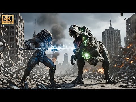 Predator vs Zombie Dinosaur – Humanity’s Last Hope | Epic Monster Battle
