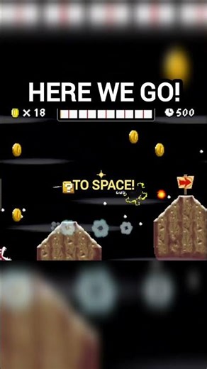Lost in space… forever 😭🌌 #mario #nintendo #retrogaming