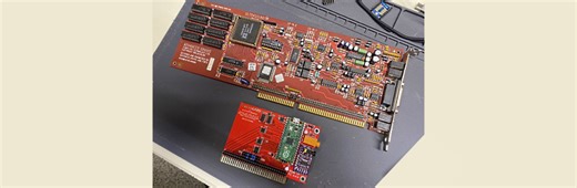 Making retro PC add-in cards with Raspberry Pi Pico #RetroComputing #RaspberryPiPico @ianpolpo @FreddyVETELE @yyzkevin