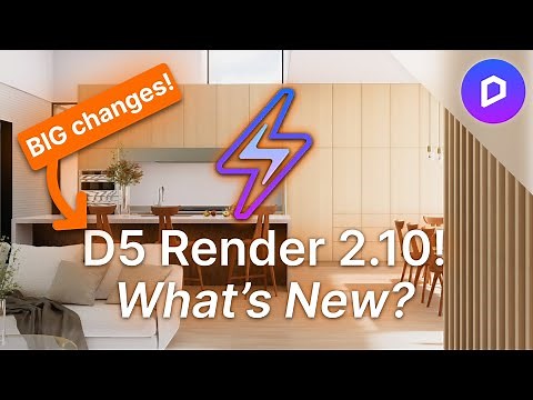 D5 Render 2.10 - First Look at Game-Changing Features! (Path Tracing & More)