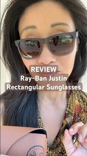 REVIEW Ray-Ban Justin Rectangular Sunglasses