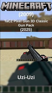 Uzi-Uzi - PG3D VS Minecraft TACZ MC PG3D Gun pack