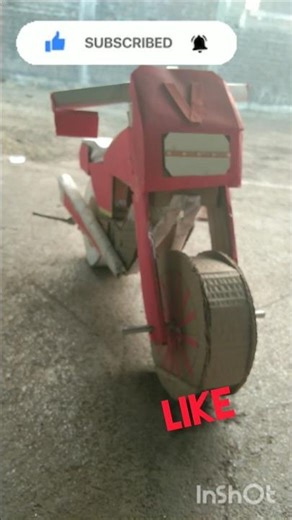 DIY cardboad splender bike #splendorloversssss #bike