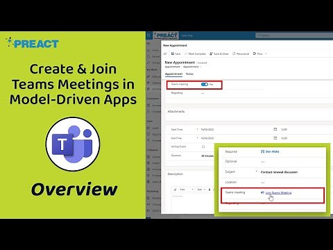 How to Create and Join Teams Meetings from Appointment Records in Dynamics 365
