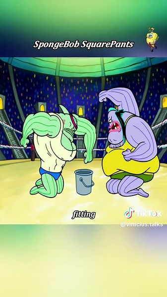 Exciting Cartoon Match with Fighters in the Ring