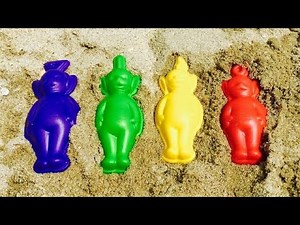 TELETUBBIES Building Sand Figures!
