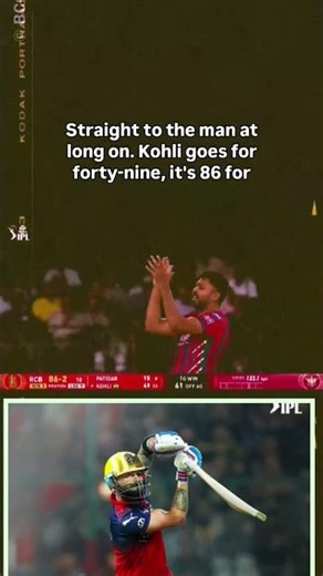Virat Kohli na fifty run sa chuk gaya 49 run par out ho gaya 💔 #cricket