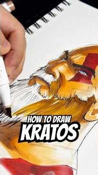 How To Draw The God of War! #drawing #art #godofwar #kratos #viral
