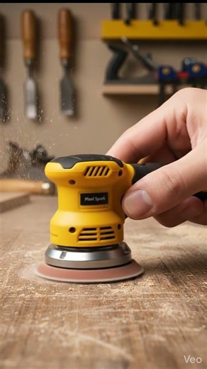 🪵 Mini Orbital Sander in Action! | Watch it Sand Wood Like a Pro
