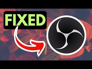 OBS Studio Not Working in Windows 11 FIXED