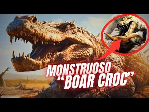 KAPROSUCHUS "BOAR CROC" : Monstruoso COCODRILO JABALI del CRETACICO!#dinosaurs
