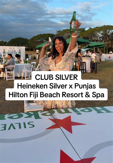 Come with me to CLUB SILVER, Heineken Silver's launch party with Punjas Fiji at the Hilton Fiji Beach Resort & Spa! 🍻✨ @Punjas Fiji @Heineken The afternoon was filled with good company, activities, a whole lot of yapping & Heineken® Silver, World-Class Low Carb Lager! The beer is 99% Carb Free, 88 Calories and has a crisp and Refreshing Taste we LOVE! 💚🤩 Vinaka vakalevu Punjas Fiji, Heineken, Hilton, Toteally, and everyone involved in making this event a success! I thoroughly enjoyed it. GUYS