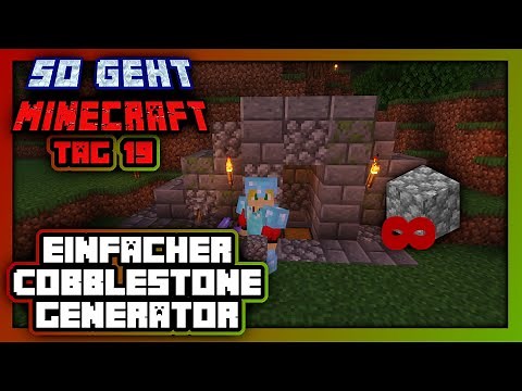 Wie baut man einen Bruchsteingenerator in Minecraft 1.21 🔸 So geht Minecraft - Tag 19