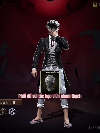 Phối đồ với tóc học viên nham thạch trong Free Fire