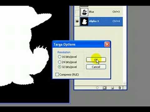 Create transparent textures to Second Life (in Photoshop)