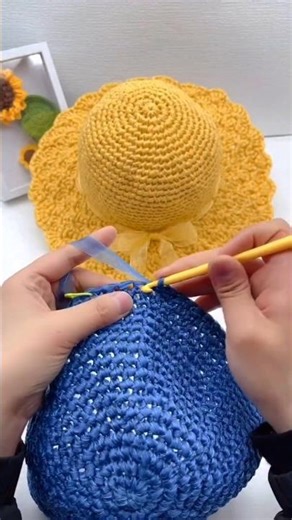 Cozy Crochet Hat Stitch 👒 #crochet #knitting #crocheting #handmade #diy