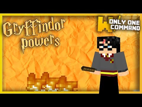 Minecraft - Gryffindor's Magic Powers with only one command block!