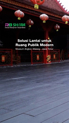 RB Shera on Instagram: "Ruang publik hari ini tidak hanya dituntut untuk terlihat menarik, tetapi juga harus mampu mengikuti aktivitas penggunanya. Di Museum Angkut Jatim Park Malang, ruang terus bergerak, pengunjung terus datang dan pergi. Di sinilah desain diuji — bukan di atas kertas, tetapi dalam penggunaan sehari-hari. Melalui project reference ini, RB SHERA Floor Plank Color Through menjadi bagian dari Solusi Desain Bangunan Modern: material yang dirancang untuk digunakan, memberi kenyaman