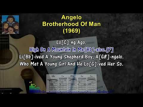 ANGELO - Brotherhood Of Man (1969) (Karaoke Sing-A-Long Lyrics & Guitar Chords) #oldies #classic