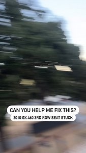 22K views · 89 reactions | Any ideas? 2010 GX460, 3rd row seat stuck half way up with constant alarm sound and zero response from Eletric seat motor. -all fuses under hood good -nothing in seat tracks -pulled car battery to reset system, no change -unplugged both motor and main seat harness, no change -alarm buzzer is constant on even while driving ‍ | Overland Under Budget | Facebook