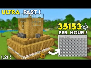 BEST STRING FARM EVER!! (35153 Per Hour!) in Minecraft Bedrock 1.21