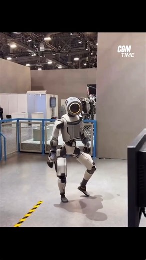 CGM media Time on Instagram: "🇺🇸 Boston Dynamics showcased its humanoid robot Atlas performing “Balkan Dance” moves, highlighting advanced balance, AI control, and human-like motion. A big step forward in robotics innovation. 🤖✨ #BostonDynamics #AtlasRobot #Humanoid #Robotics #AI TechNews"