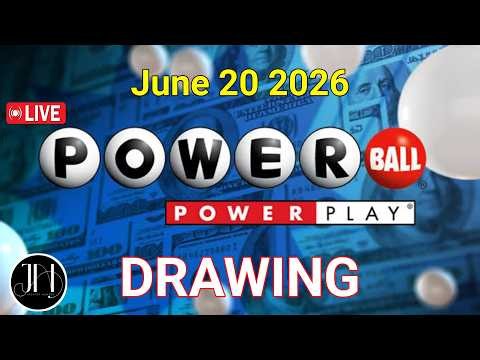 Powerball drawing live Results 20 June 2026 | powerball drawing live today