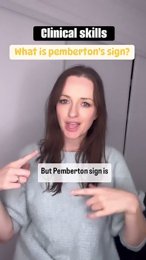 Pemberton's Sign #meded #doctor #medicaleducation
