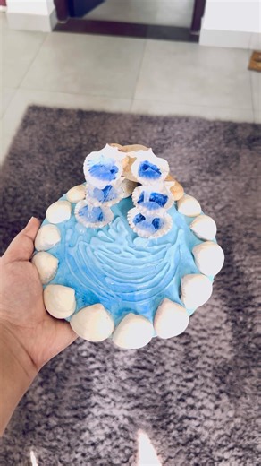 DIY seashell water fountain🌊| Handmade | Easy |#youtubeshorts #shorts