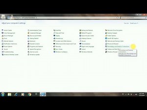 Find Remote App & Desktop Connection Settings Computer | Window 7 | Laptop | Pc