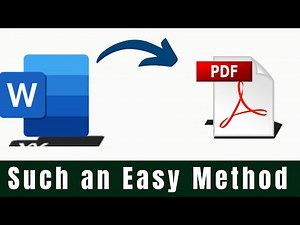 How to Convert Word to pdf in Laptop