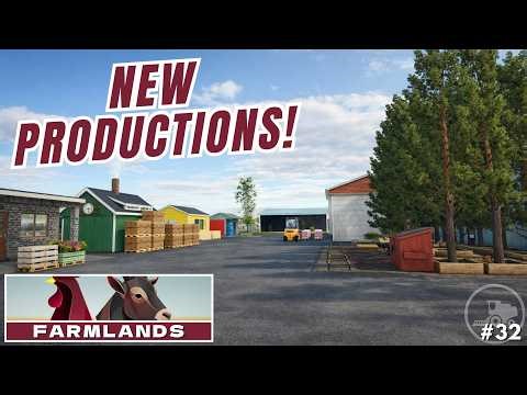 Production row! | One Tile Challenge on Farmlands - Farming Simulator 25