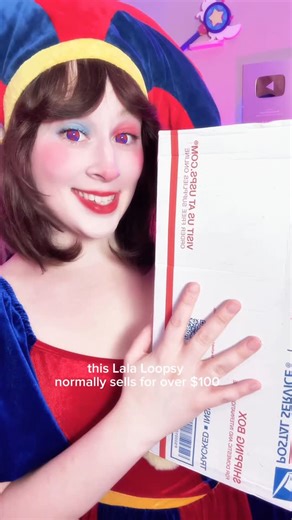 Mars on Instagram: "the package arrived while i was in cosplay and i COULD NOT WAIT TO OPEN HER #lalaloopsy #lalaloopsydolls #dollcollectors #tadc #pomni #cosplay"