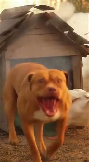 Goose Went Too Far With This Prank?! 💥🐶 #goose #dog #funny #animals