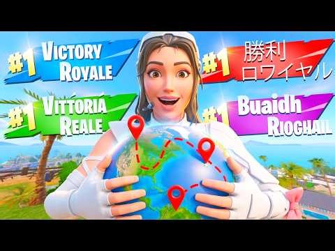 Ich habe Fortnite in JEDEM LAND Gewonnen!
