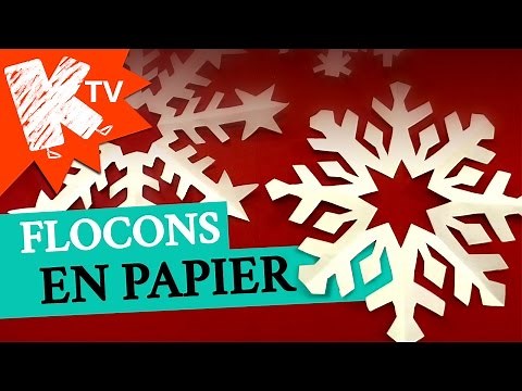 Flocons de neige en papier