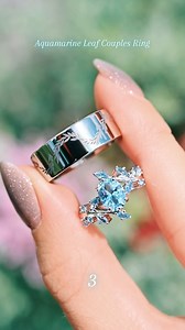 96K views · 58 reactions | ✨Which couples ring set is your vibe?✨ Drop your favorite in the comments and tag your partner to see if they choose the same!  #couplesring #matchingrings #nontraditionalwedding #uniquerings #engaged #engagementring #fantasy #bookish #fyp #weddingbands | Aquamarise | Facebook