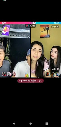 Playful Video Call Moments Between Friends