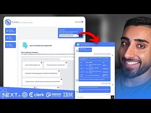 🔴 Let’s build an AI Help Bot with NEXT.JS 14! (Neon PostgreSQL, Clerk, AI Agent, OpenAI, IBM)