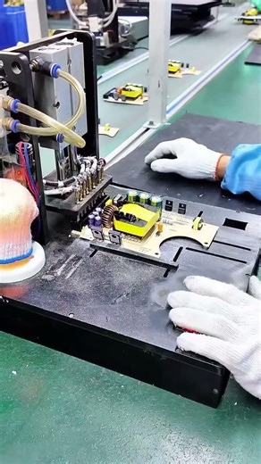 How to produce power supply module in China factory. #factory #machine #cnc