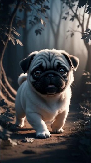 Incredibly Cute Pug Dog | An Epic Short Cinematic Animation Transformation