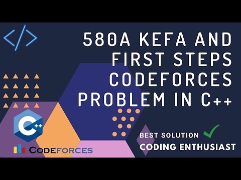 580A Kefa and First Steps Codeforces problem in c++ | codeforces for beginners | codeforces solution