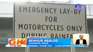 MMDA sets up emergency lay-by areas for motorcycle riders