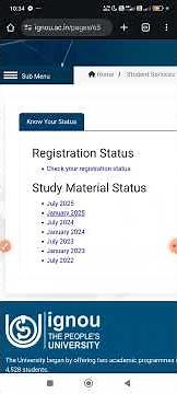 How To Check IGNOU Books Status | IGNOU Study Material #ignou #ignoubooks #ignouupdates #ignouexam