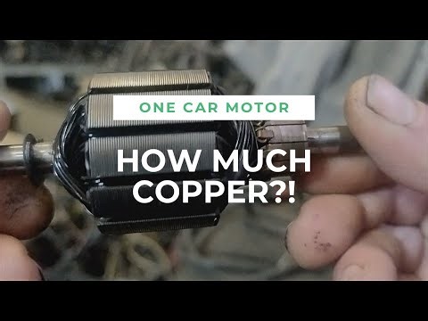 This Old Car Blower Motor Was Full of Copper!