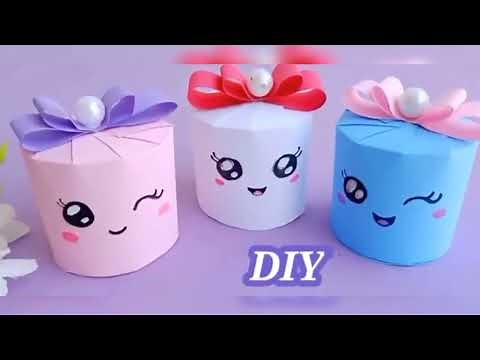 Mini paper crafts ideas | ලස්සන නිර්මාණයක් හදන්න | අත්කම් නිර්මාණ | paper flowers
